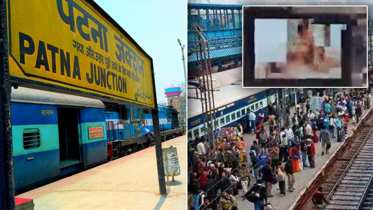 Porn clip plays on TV screen at Patna railway station for 3 mins, leaves people blushing