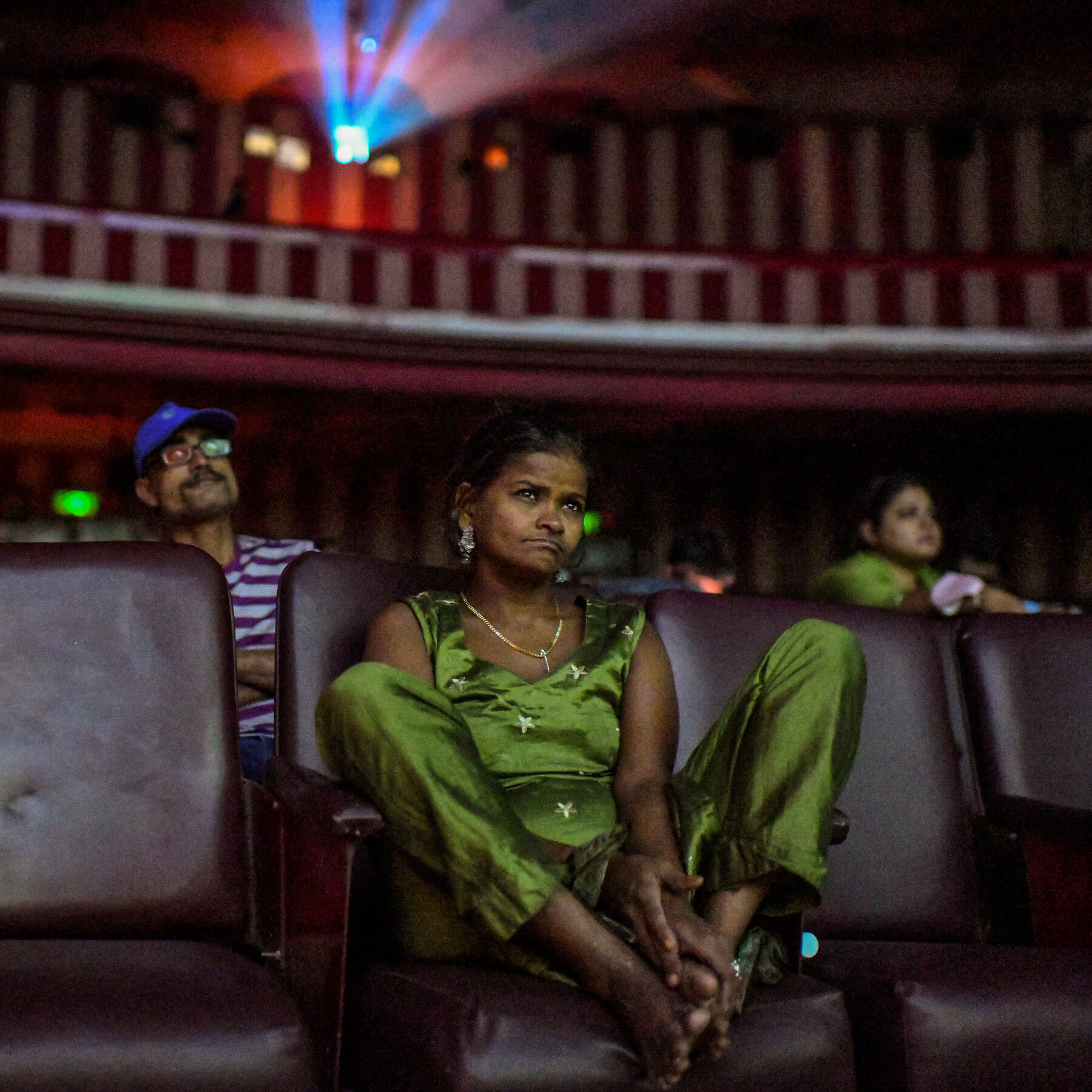 Romance in movie theater india