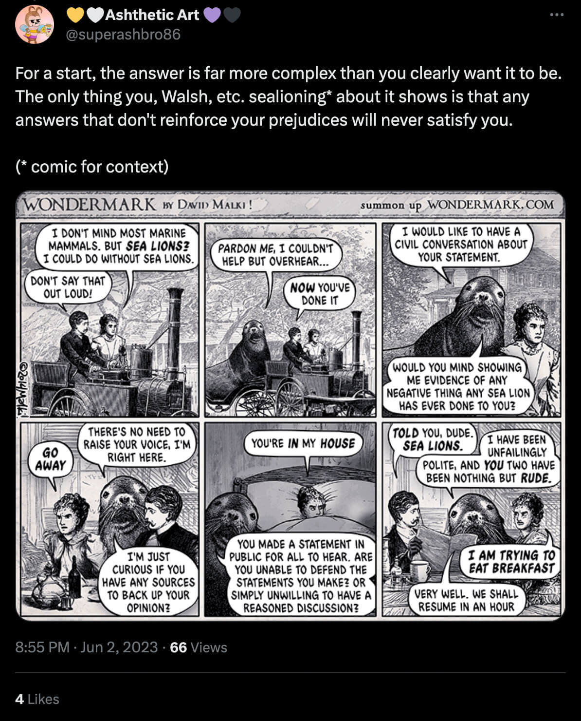 Where does sealioning come from?