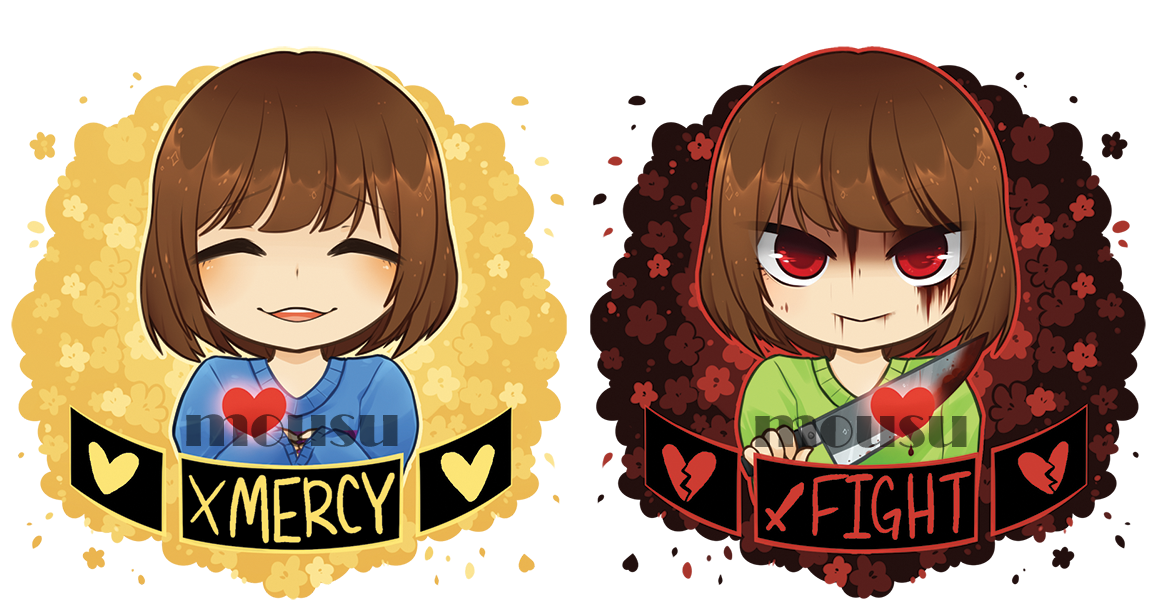 Frisk and chara