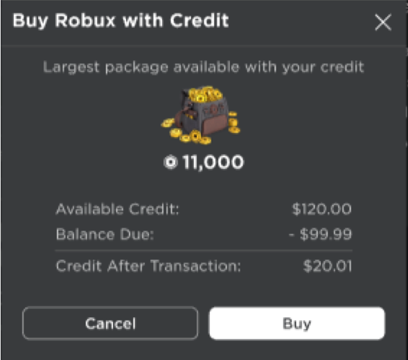 Buy Robux with Google Play Card via PC