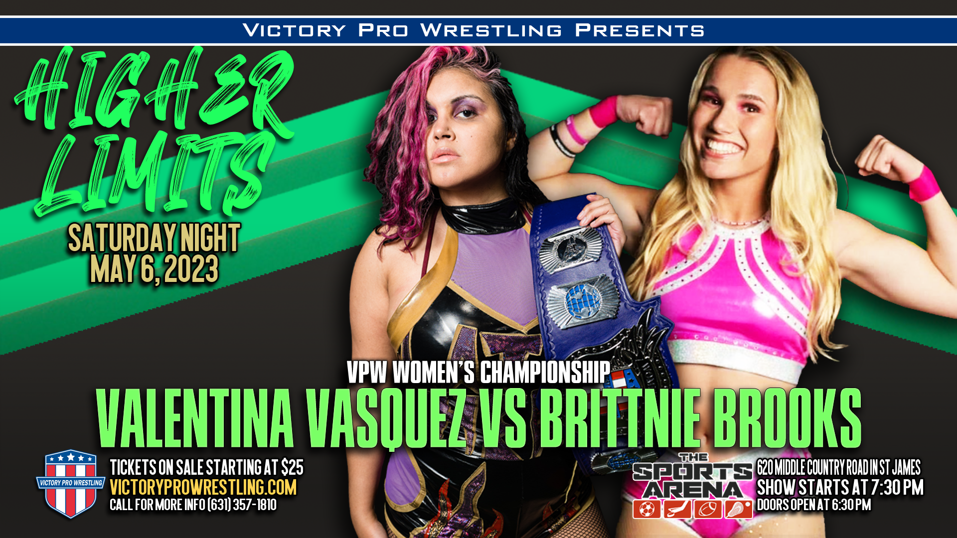 Free Fight Friday: Brittnie Brooks debuts in VPW to challenge Valentina Vasquez