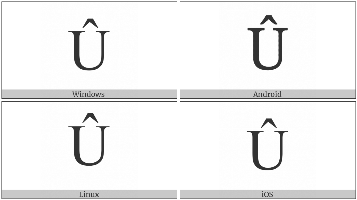 ASCII Character û