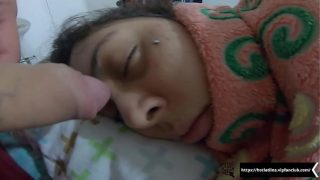 Mom and daughter night sleep sex in India