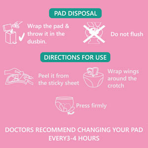 Periods pad how to use