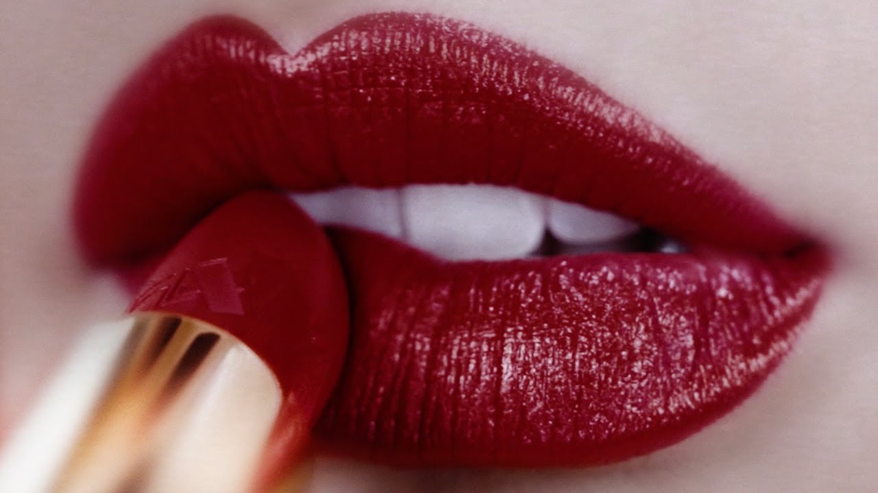 Sexy red lipstick